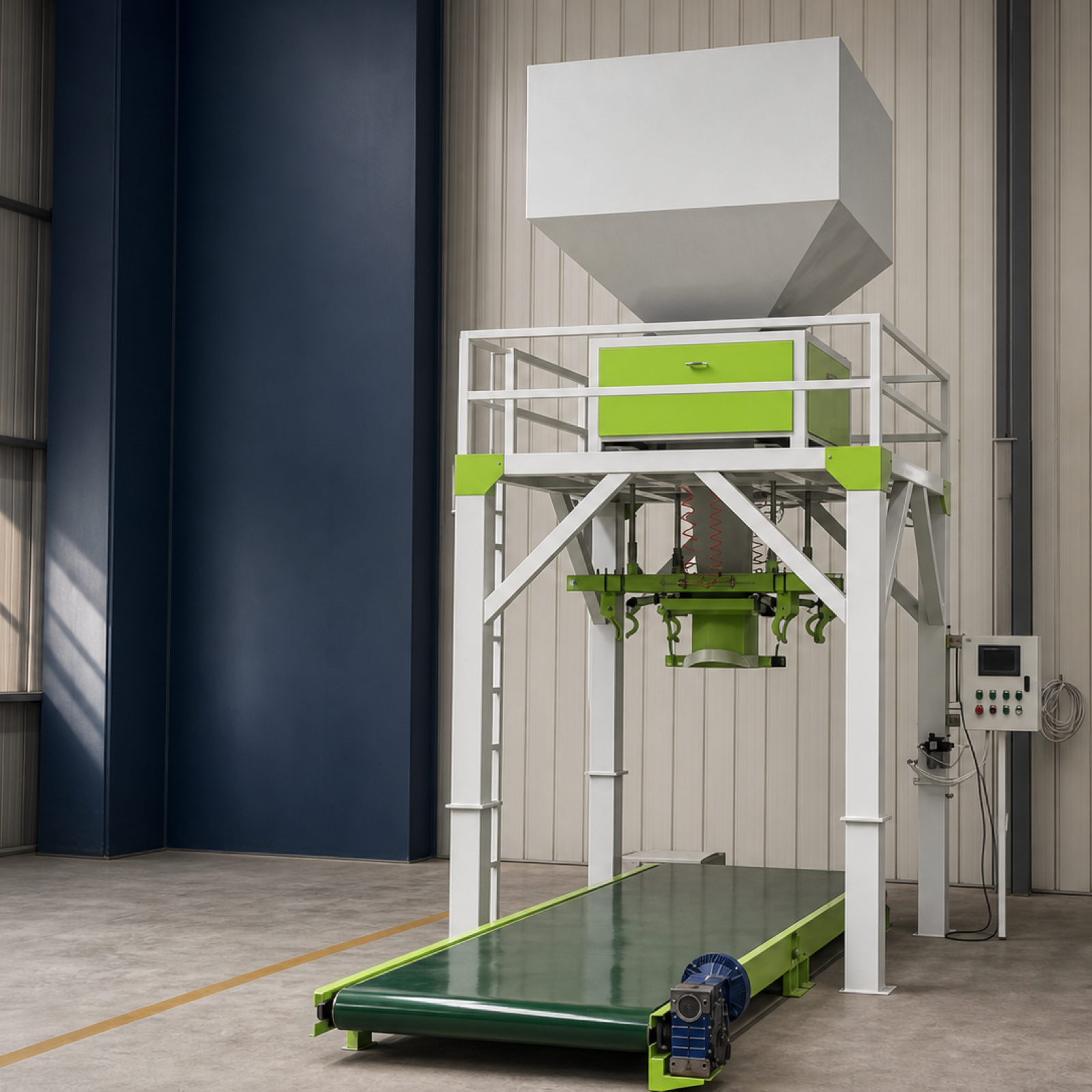 Automatic Big Bag Filling System for Granular Materials
